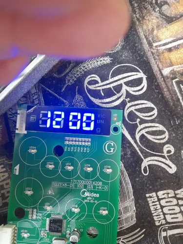 Conserto de placa de microondas 