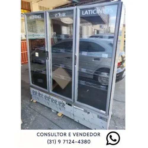 Refrigerador Expositor 3 Portas Polar Novo