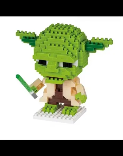 Miniatura Yoda de Blocos de Montar