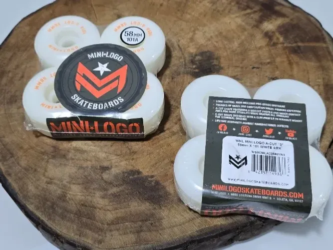 Jogo de rodas Skate Mini-logo 58mm 101A - Original - Novas - Lacradas