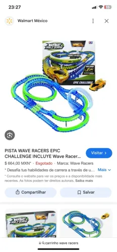 Pista Wave Racers pista hot wheels