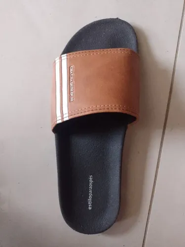 Chinelo Masculino Slide Chá Chá Dum Dum