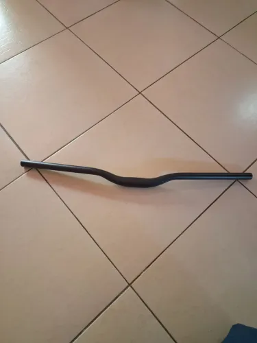 Guidão  bike Aço black resistence elevação 20mm (Novo )