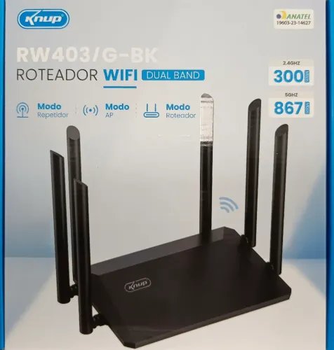 REPETIDOR WIFI - REF: KP-RW403/G-BK<br>