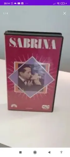 Fita VHS Sabrina - Clássico do Cinema