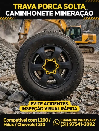 Trava porca ( veículo de mineradora)