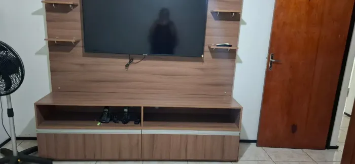Painel de Madeira TV