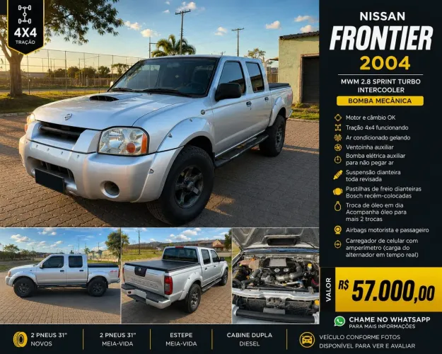 Nissan Frontier Se/se Strik/one CD 4X4 2.8 Dies 2005
