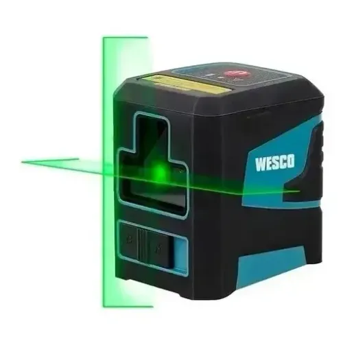 Nivel a laser duas linhas verde ( Wesco )