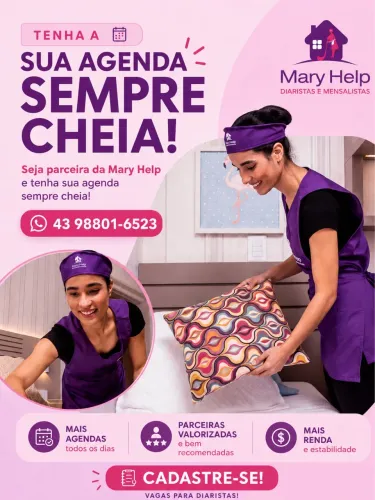 VAGAS PARA DIARISTAS - LONDRINA