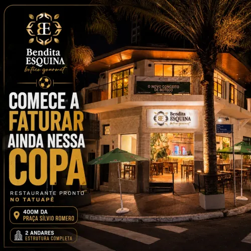 Restaurante COMPLETO no Tatuapé