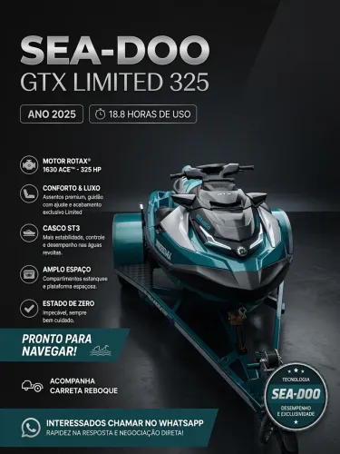 Seadoo GTX 325 limited 15hrs