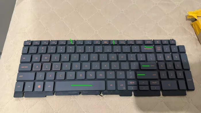 teclado dell g15 (algumas teclas não funcionam)