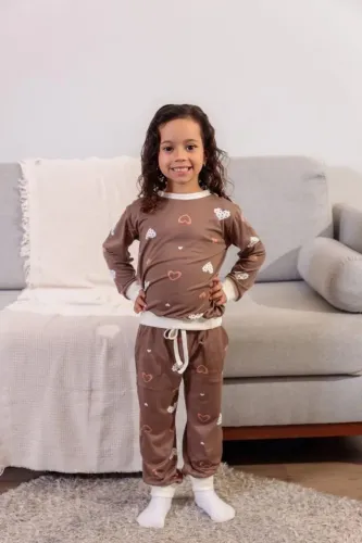 Pijama infantil Suede Premium e algodão