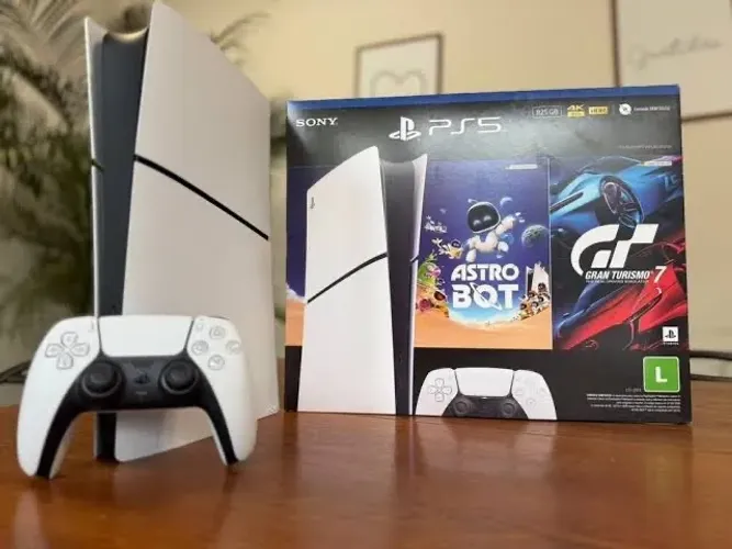 Ps5 Novo, com controle