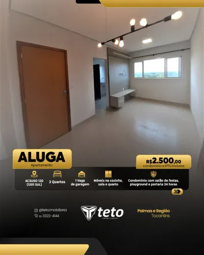Aluga Apartamento 1201 Sul Malbec - Condomínio incluso