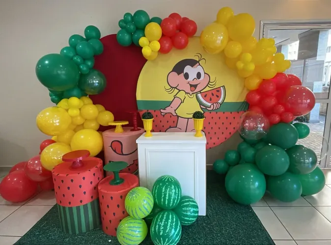 Pegue e monte Promoção Festa Completa R$499 - Salgados + Doces + Decoração