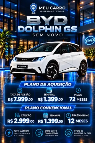 BYD Dolphin GS para motorista de app