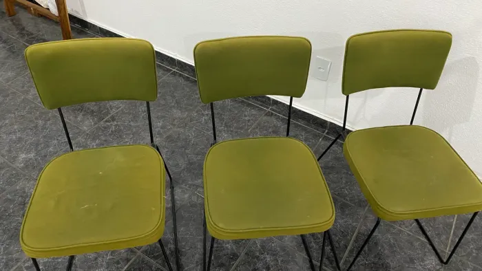 Cadeira / cadeira de jantar / cadeira verde 