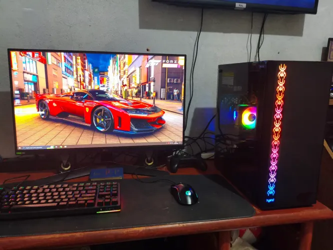 Pc gamer Xeon 2660v3 3.3ghz 10/20 + Rx580 8gb + wifi1200mbps PCI 