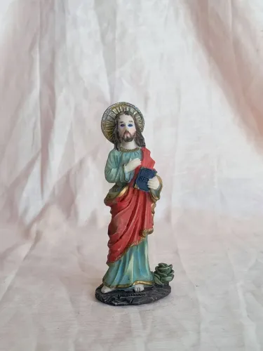São Judas santo imagem decoração jesus Maria antigo antiquario sagrada católico religioso