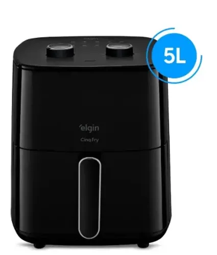 Fritadeira Elétrica Air Fryer Elgin Cinq Fry 5L