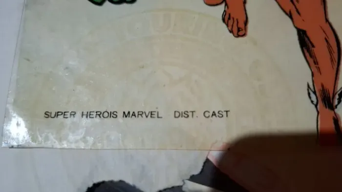 Decalque Super Heróis Shell anos 70