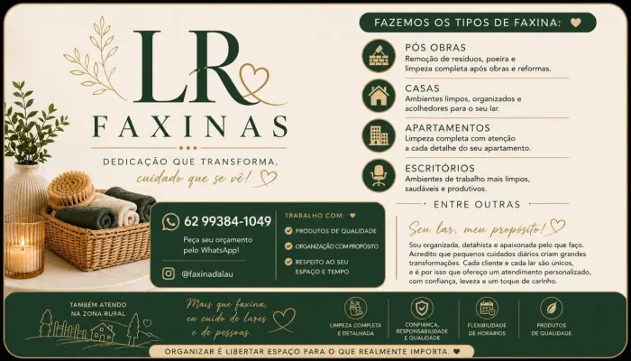 Diarista,doméstica e faxineira