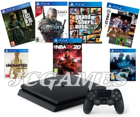 Desbloqueado com 10 jogos inclusos PlatStation 4 /Loja JCGames Shopping da Terra