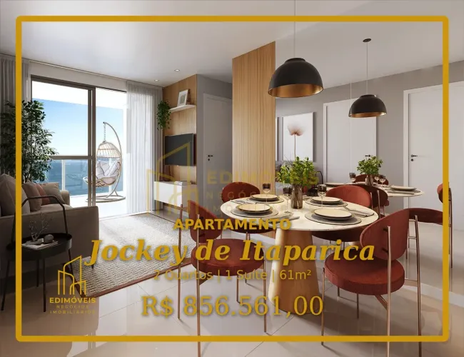 Jockey de Itaparica: Apartamento com Acabamentos de Alto Padrão e Lazer Completo!