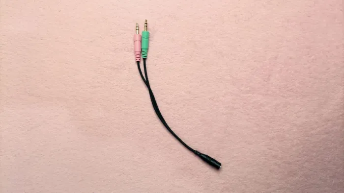 Adaptador e Conector de áudio para fone