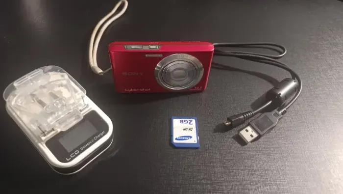 camera digital sony rosa