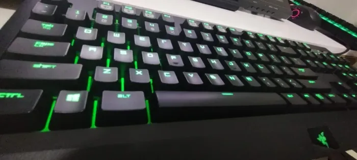 Teclado Mecânico Razer Ultimate Stealth 2016! Switch Razer Orange Silent.