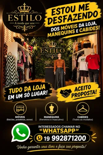 Móveis para montar loja completa