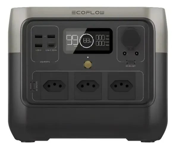 Estação de Energia Ecoflow River 2 Pró 110V 800W