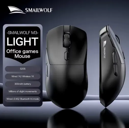 MOUSE GAMER SMAILWOLF M3 SEM FIO