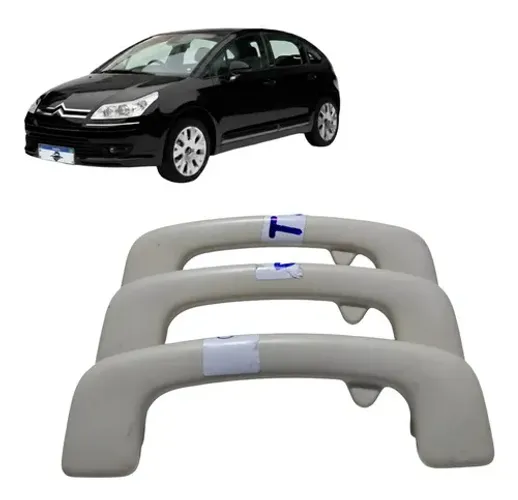 Kit Puxador De Teto Citroen C4 Hatch 2011 1.6 Uzad0 Bege