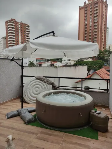 SPA inflável + ombrelone 