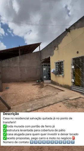 Casa no residencial salvação