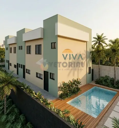 Sobrado com 2 dormitórios à venda, 75 m² por R$448.045,00 -Pontal de Santa Marina - Caragu