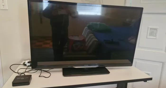 Tv 49' imagem maravilhosa + adaptador 