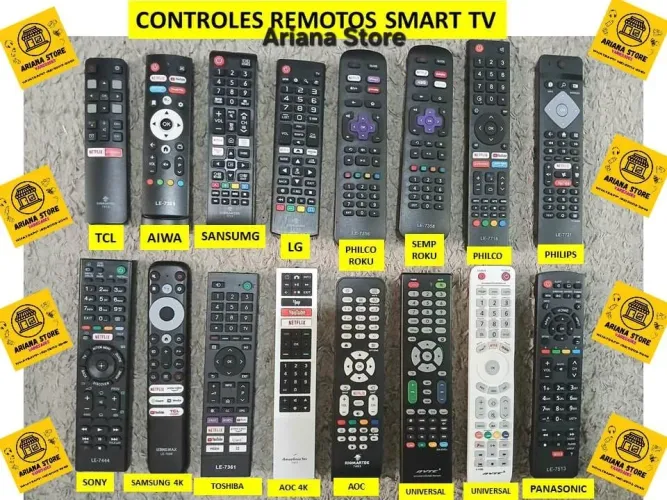 Controle remoto pra tv smart
