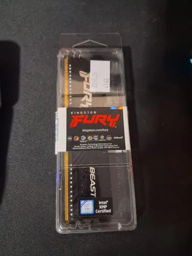Memória RAM 16GB, 3600Mhz, Fury Beast, DDR4 [Garantia]