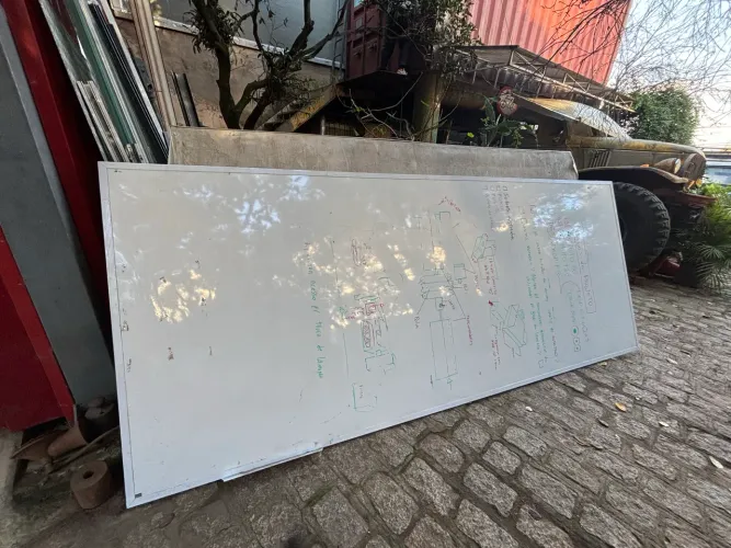 Quadro branco 1,27x3,10m
