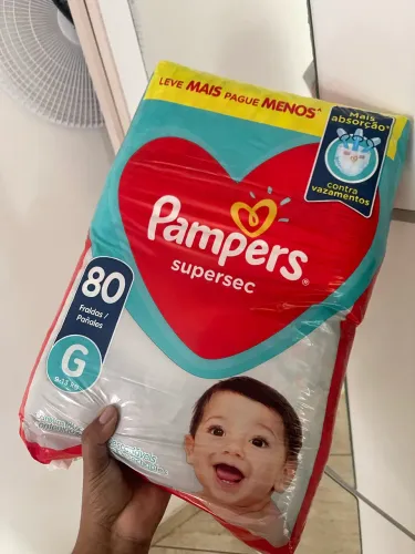 Fralda Pampers supersec