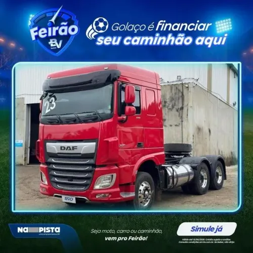 DAF XF 530 6X4 ANO 2023 EURO 5 - COM 430 MIL KM - RODAS DE ALUMINIO + 10 PNEUS NOVOS