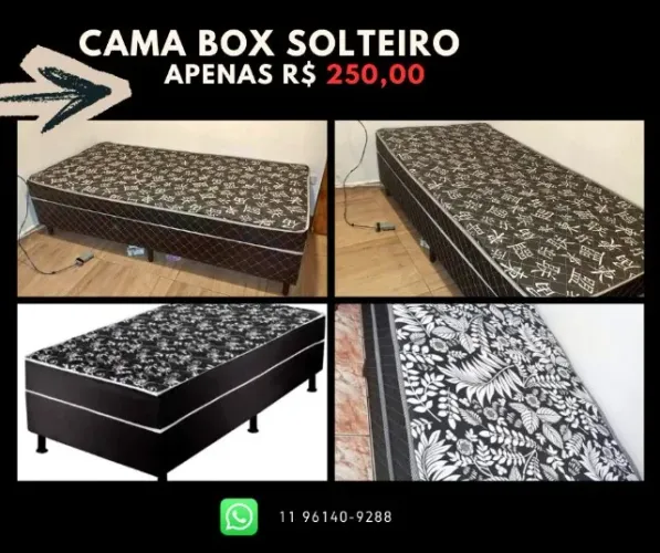 cama box solteiro