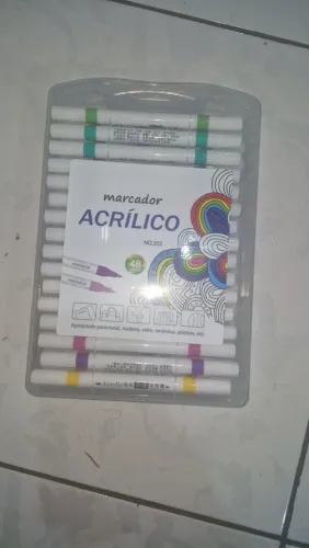 Marcador Acrílico 48 cores