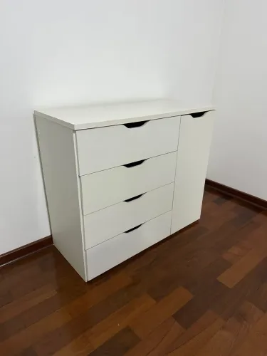 cômoda tok&stok mince branca