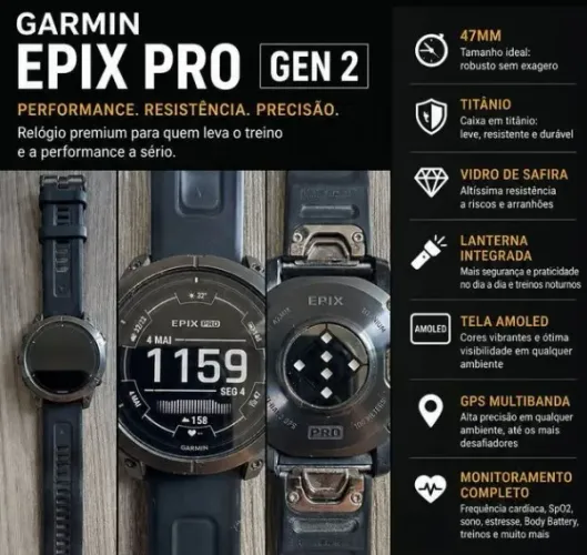 RELÓGIO GARMIN EPIX PRO GEN2